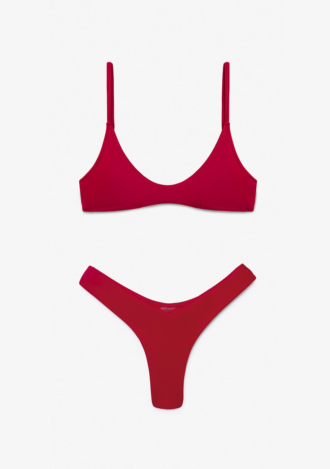 Bikini Suri Top + Gina Bottom Cardinal Red