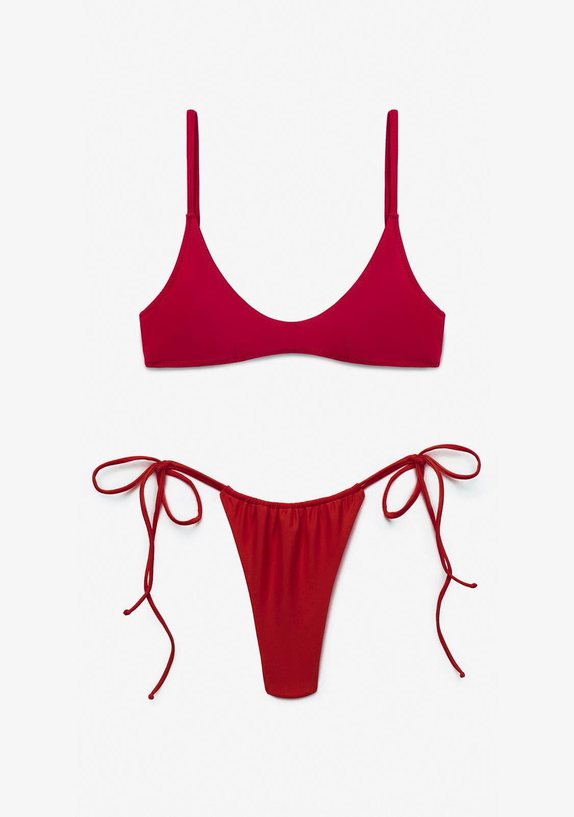 Bikini Suri Top + Kame Bottom Cardinal Red