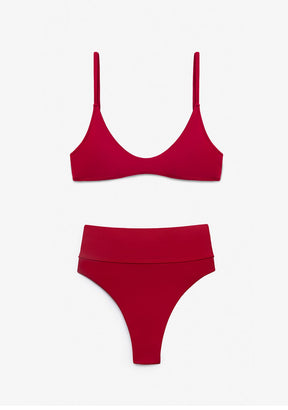 Bikini Top Suri + Braguita Manami Rojo