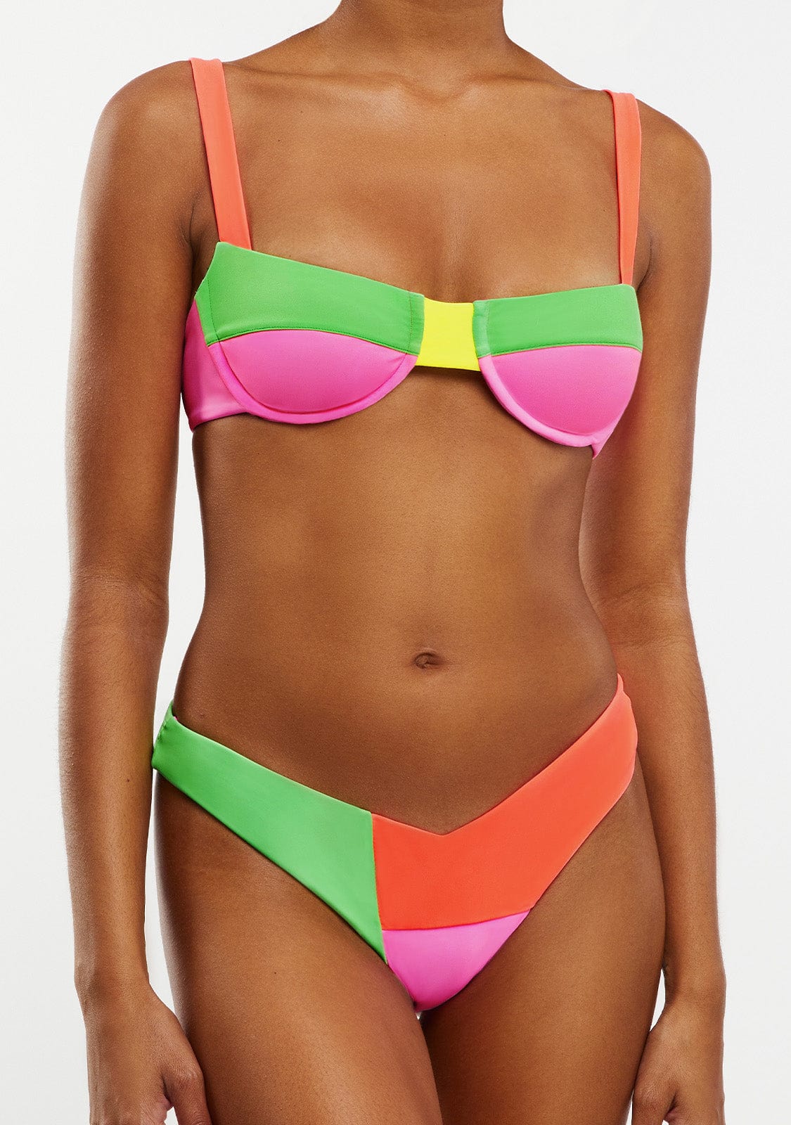 Bikini Nelia Top + Gina Bottom Colorful