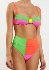 Bikini Nelia Top + Manami Bottom Colorful