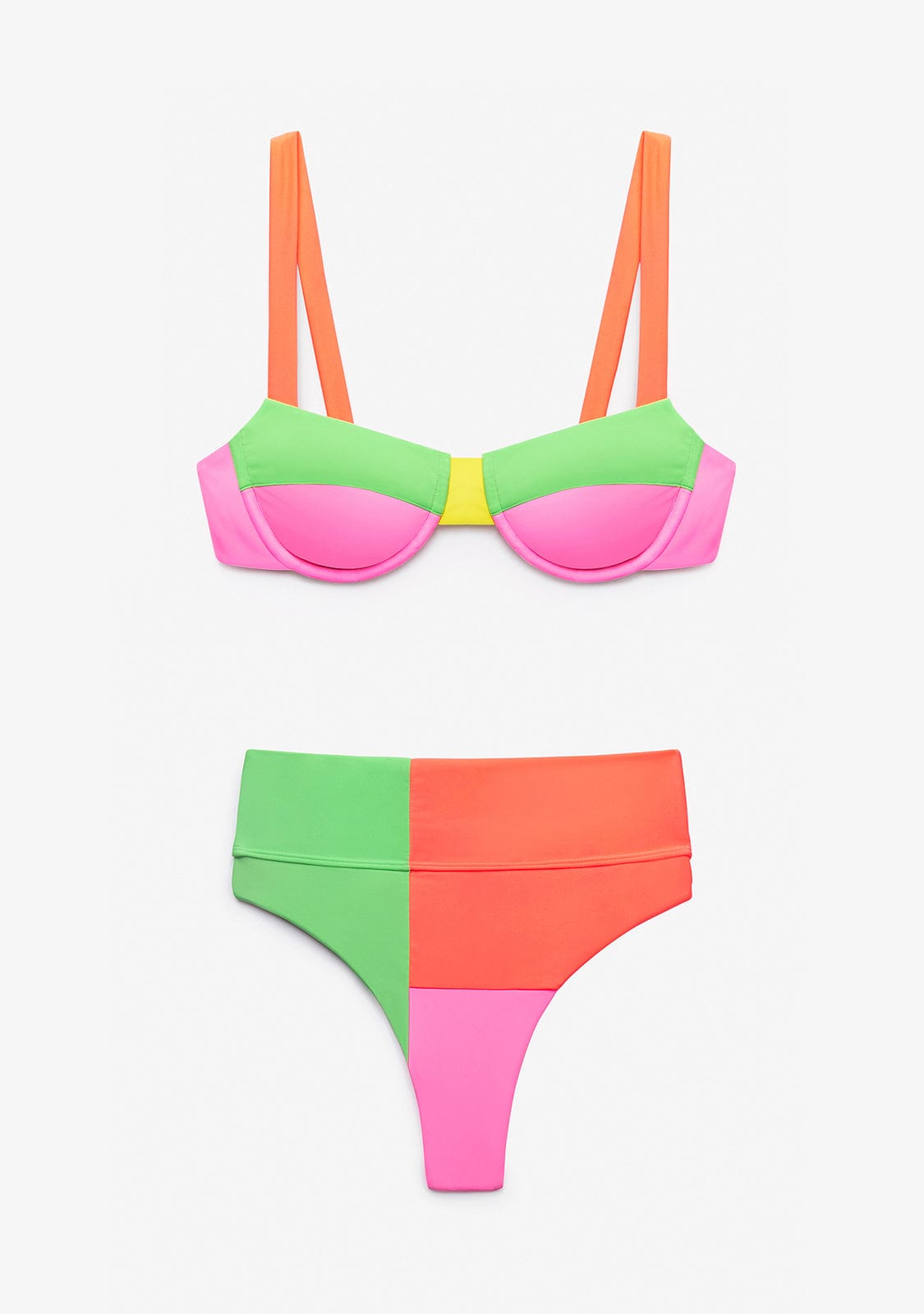 Bikini Top Nelia + Braguita Manami Multicolor