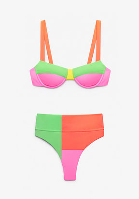 Bikini Nelia Top + Manami Bottom Colorful