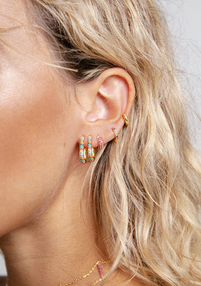 Couture Multi Earrings Gold