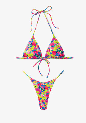 Bikini Haley Top + Lina Bottom Flowerful