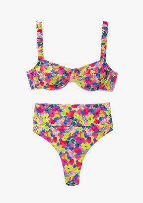 Bikini Nelia Top + Manami Bottom Flowerful