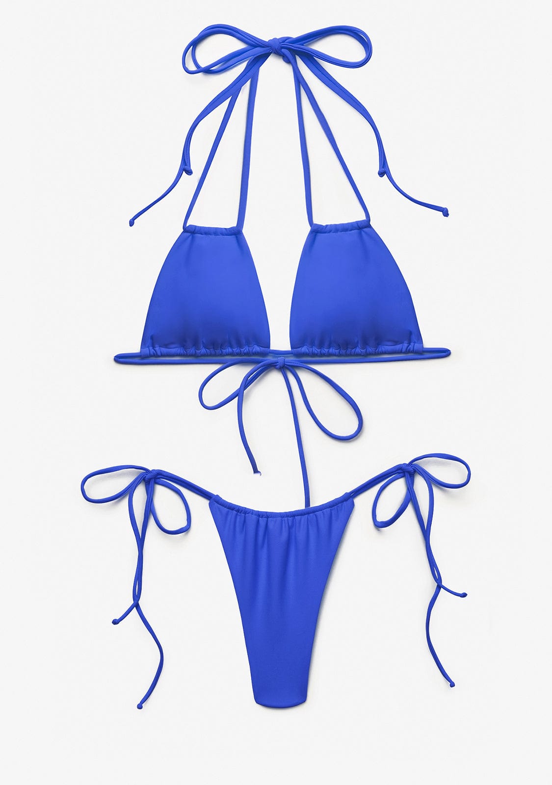 Set Bikini Azul Indigo Top Akira + Braguita Kame