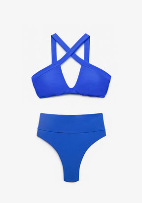 Bikini Top Fiona + Braguita Manami Azul Índigo 