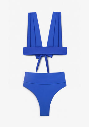 Set Hanan Top Indigo Blue + Manami Bottom Indigo Blue