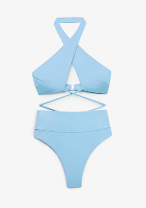 Bikini Top Ohara + Braguita Manami Azul
