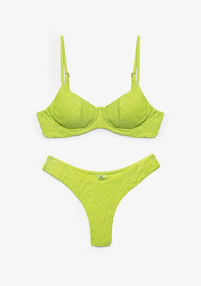 Bikini Ena Top + Gina Bottom Lime