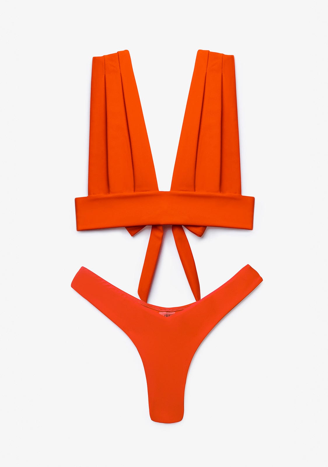 Bikini Top Hanan + Braguita Gina Naranja