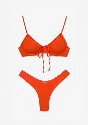 Bikini Top Rinna + Braguita Gina Naranja