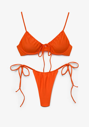 Bikini Rinna Top + Kame Bottom Orange