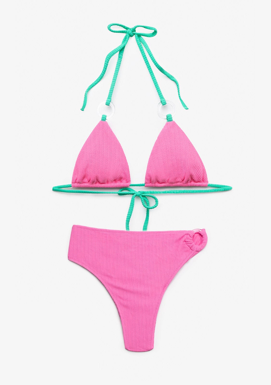 Bikini Lira Top & Bella Bottom Pink & Green