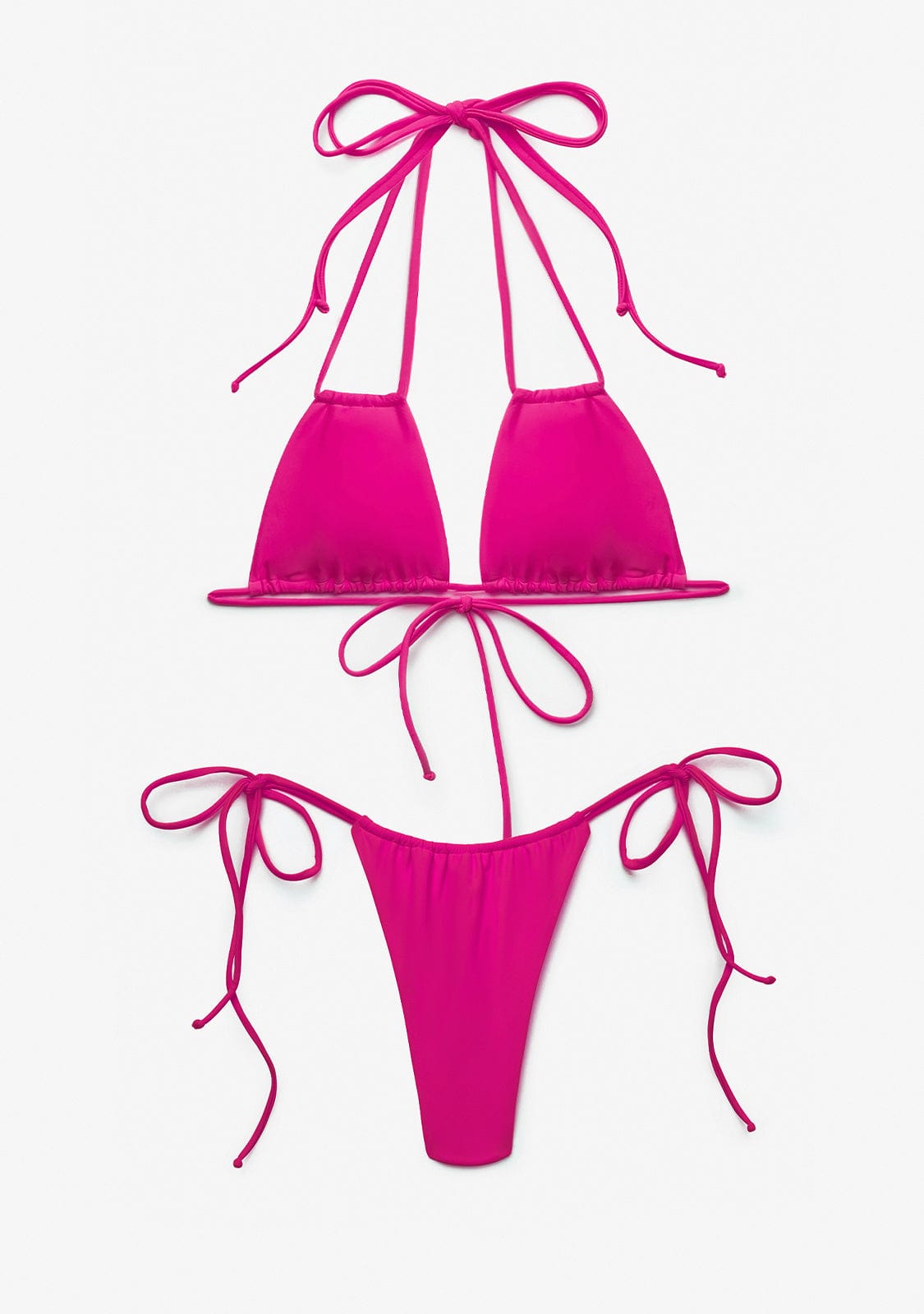 Bikini Akira Top + Kame Bottom Royal Pink