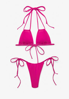 Bikini Akira Top + Kame Bottom Royal Pink