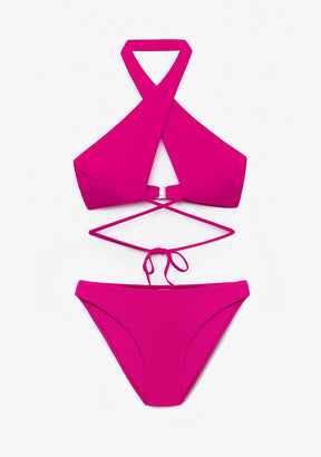 Bikini Ohara Top + Gala Bottom Royal Pink