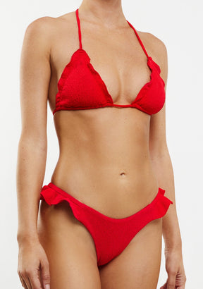 Bikini Haley Top + Gina Bottom Rustic Red
