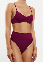 Bikini Ena Top + Manami Bottom Wine
