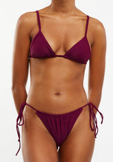 Bikini Gigi Top + Kame Bottom Wine