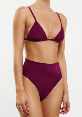 Bikini Gigi Top + Manami Bottom Wine