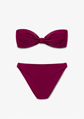 Bikini Pamela Top + Gala Bottom Wine