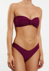 Bikini Pamela Top + Gina Bottom Wine