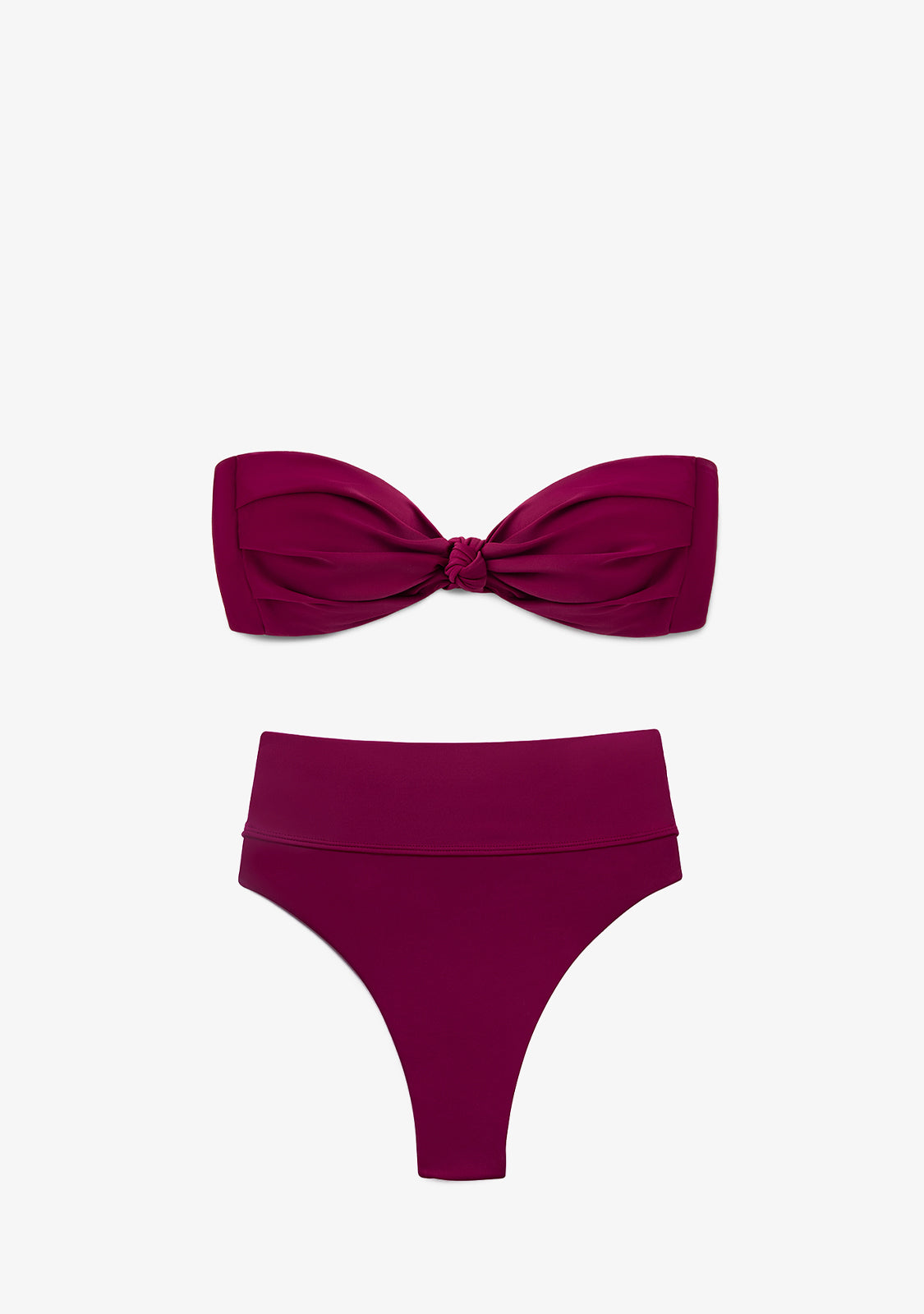 Bikini Bordeaux Haut Pamela + Bas Manami