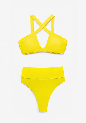 Bikini Top Fiona + Braguita Manami Amarillo