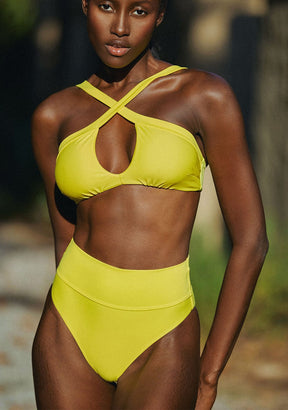 Bikini Top Fiona + Braguita Manami Amarillo