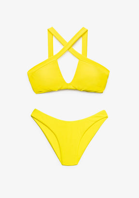 Bikini Top Fiona + Braguita Riva Amarillo