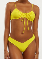 Bikini Rinna Top + Gina Bottom Yellow