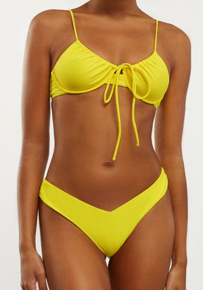 Bikini Top Rinna + Braguita Gina Amarillo