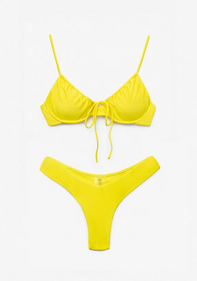 Bikini Rinna Top + Gina Bottom Yellow