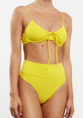 Bikini Top Rinna + Braguita Manami Amarillo