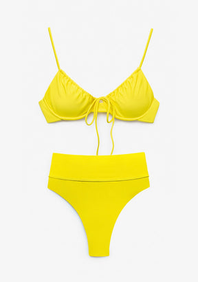 Bikini Top Rinna + Braguita Manami Amarillo