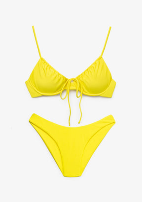 Bikini Top Rinna + Braguita Riva Amarillo