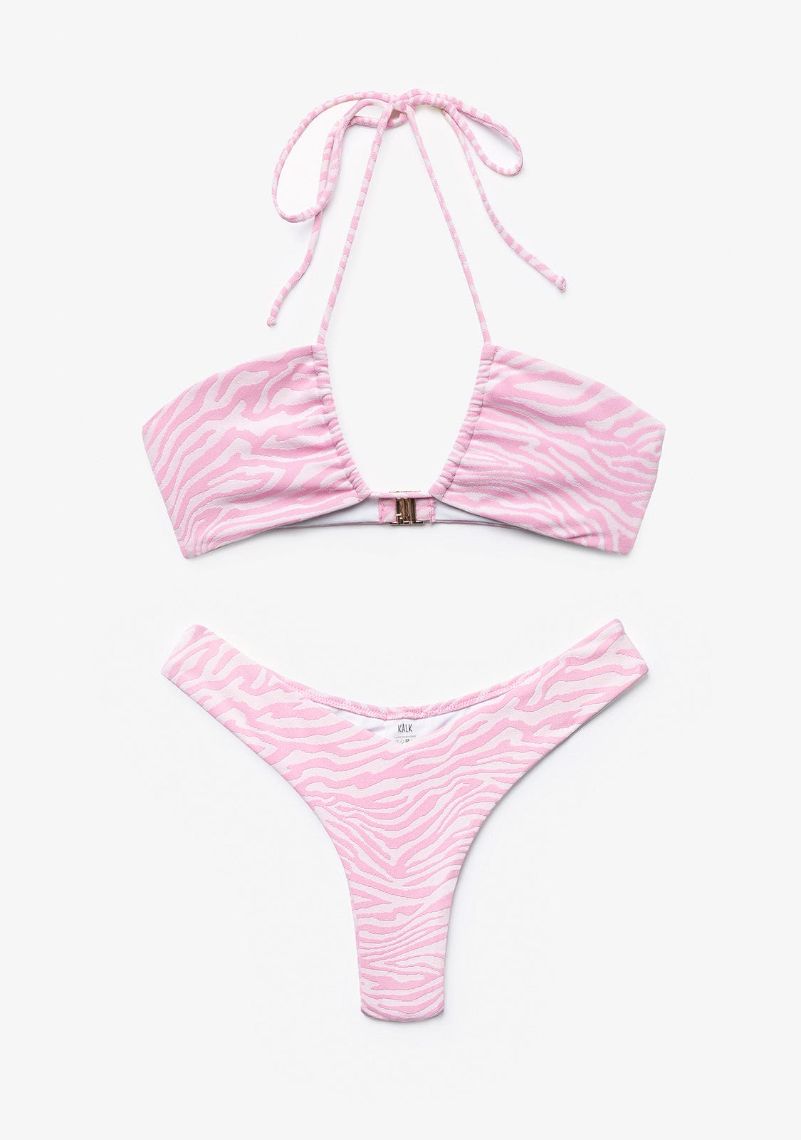 Bikini Isama Top + Gina Bottom Zebra Pinky