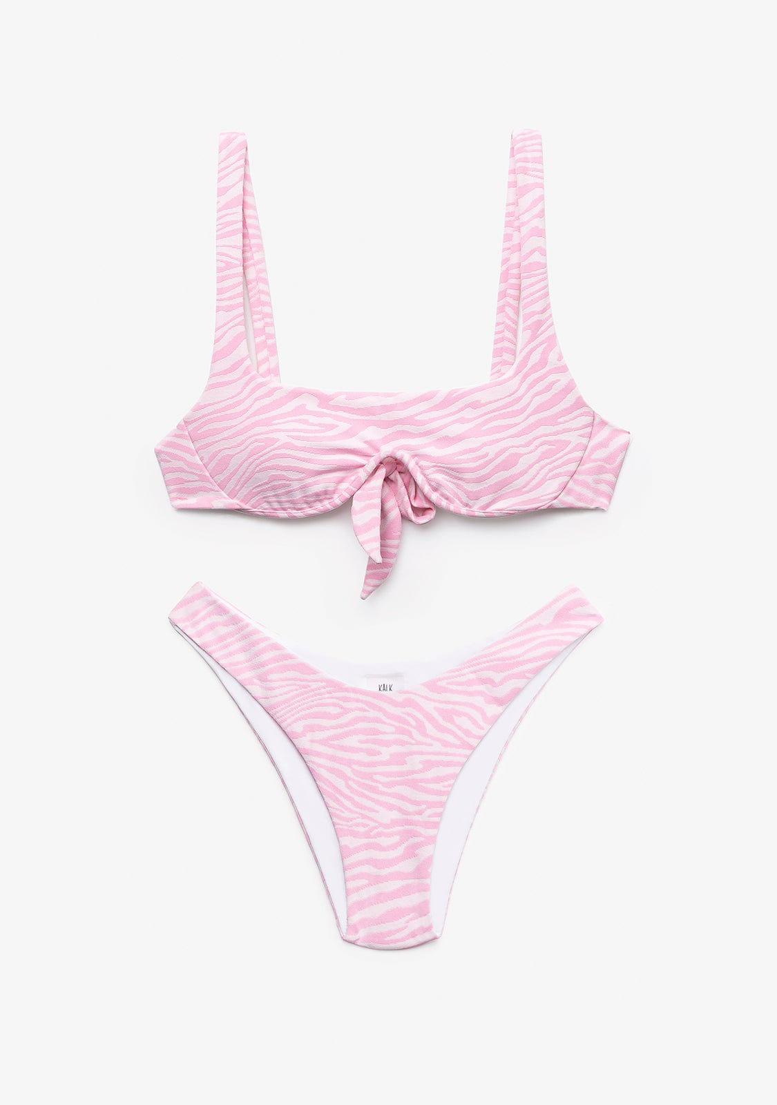 Bikini Top Ume + Braguita Seina Cebra Rosa