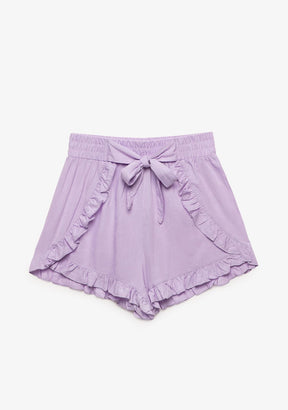 Short Linen Lavender