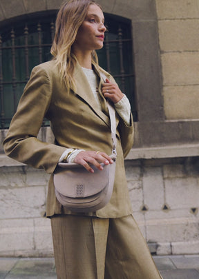 Double Bag Beige Kalk