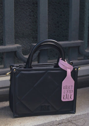 Bolso Mid Tote Negro Kalk