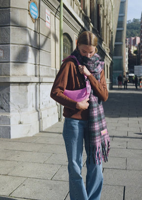 Crescent Bag Pink Kalk