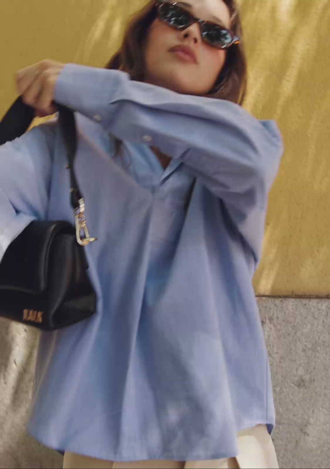 Charger la vidéo : Sac Flappa noir KALK