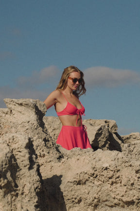 Bikini Rinna Top + Gina Bottom Coral