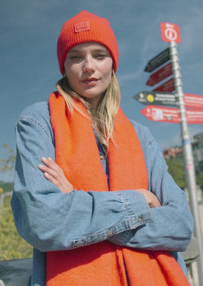Beanie First Red Kalk