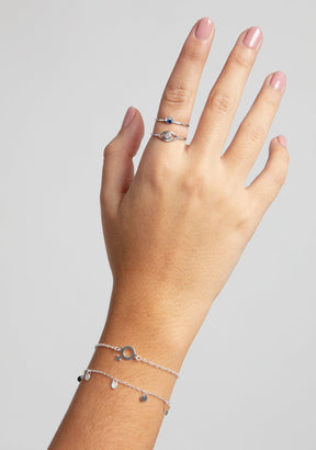 Bracelete Moeda de Prata