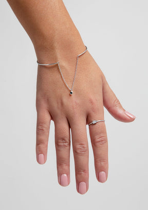Pulsera Plata de Ley 925 Con Perla Negra Vianey