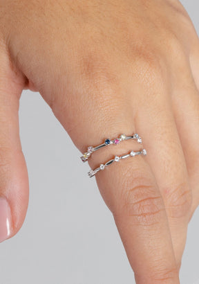 Bague en argent Solstice